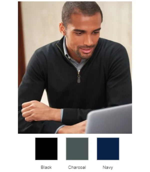 BK555 Brook Taverner Dallas Zip Neck Sweater